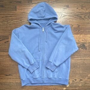 Hollister Blue Zip-Up Hoodie